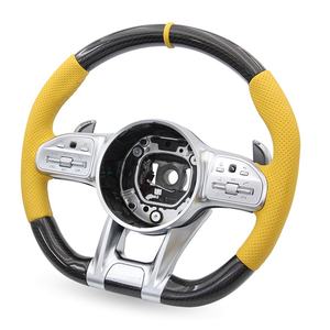 พวงมาลัย carbonio แบบกำหนดเองสำหรับ W166 <span class=keywords><strong>W202</strong></span> W463 W222 E53 A250 S560 E300 - Product Image 4