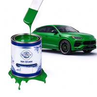 Vente directe d'usine A21, peinture automobile acrylique jaune-vert 1K, personnalisation prise en charge