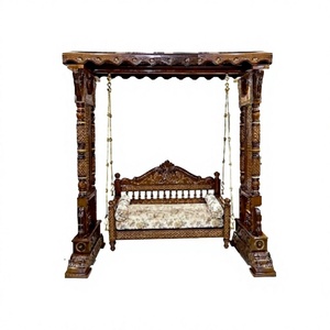 Columpio de Madera de Teca India para Sala de Estar, Columpio de Madera Tallado a Mano para Interiores/ Fabricante de Columpios de Madera Tradicionales de Australia - Product Image 1