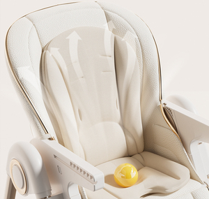 Chaise haute pliable pour bébé avec plateau amovible et lavable au lave-vaisselle, siège d'alimentation pour nourrisson peu encombrant - Product Image 2