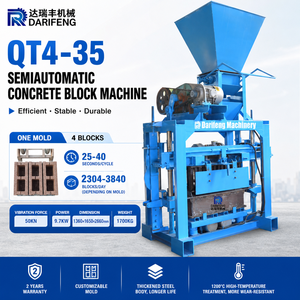 Machine semi-automatique QT4-<span class=keywords><strong>35</strong></span> pour la fabrication <span class=keywords><strong>de</strong></span> blocs <span class=keywords><strong>de</strong></span> <span class=keywords><strong>ciment</strong></span> et <span class=keywords><strong>de</strong></span> briques creuses emboîtables avec moteur vibrant - <span class=keywords><strong>Prix</strong></span> - Product Image 1
