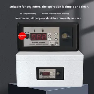 Nouveau Weida plastique 220V entièrement <span class=keywords><strong>automatique</strong></span> petit incubateur de lit d'eau domestique <span class=keywords><strong>pour</strong></span> poulets canards <span class=keywords><strong>oies</strong></span> paons 98% taux d'éclosion - Product Image 3