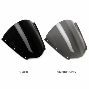 Parabrisas de Último Diseño para <span class=keywords><strong>Kawasaki</strong></span> <span class=keywords><strong>Ninja</strong></span> ZX-10R <span class=keywords><strong>ZX10R</strong></span> 2021-2026, Acrílico Doble Burbuja, Negro Gris - Product Image 2