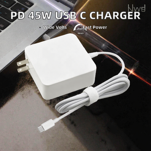 Chargeur mural rapide USB-C T22 Electric PD 3.0 45W avec protection OVP, matériau ignifuge pour ordinateurs portables, tablettes, smartphones, écouteurs - Product Image 3