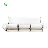 Canapé-banc marin pliable 3 places de luxe Dorham Yacht, couleur personnalisée, pour bateau ponton