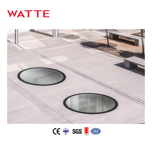 Fenêtre de toit circulaire à double <span class=keywords><strong>vitrage</strong></span> en aluminium avec persiennes verticales, étanche et isolée thermiquement, pour cuisine - Product Image 2