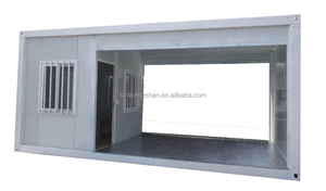 Maison mobile CE, <span class=keywords><strong>garage</strong></span> préfabriqué en conteneur - pliable/portable, <span class=keywords><strong>garage</strong></span> de stockage en métal, ventilation, design moderne, bâtiment de bureau, hôtel - Product Image 2