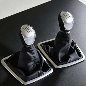 Poignée <span class=keywords><strong>de</strong></span> <span class=keywords><strong>vitesse</strong></span> en cuir anti-poussière, design en <span class=keywords><strong>tissu</strong></span> respirant, 5/6 vitesses, pour C-MAX 2006-2011 MK3 MK4 MK7 pour Ford Focus - Product Image 1