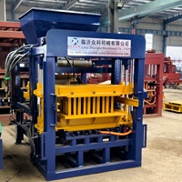 Machine à blocs hydraulique haute efficacité QT4-15B pour la fabrication de briques solides et de pavés