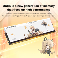 JUHOR DDR5 6000MHz 32GB 16GB*2 ECC RAM 1.4V CL34 Hynix Desktop Stock Overclocking High Performance 3-Year Warranty RoHS