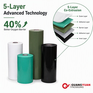 Guangyuan Prix bas 250mm 500mm 750mm <span class=keywords><strong>Film</strong></span> plastique rose pour ensilage, <span class=keywords><strong>film</strong></span> d'emballage pour balles <span class=keywords><strong>de</strong></span> foin - Product Image 2