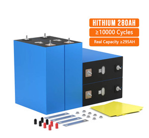 แบตเตอรี่ลิเธียมไอออนแบบแท่งปริซึม 10000 รอบการใช้งาน Hithium 280Ah 3.2V 314Ah Gotion 340AH สำหรับประกอบแบตเตอรี่ 48V 280Ah Eve 280ah - Product Image 1