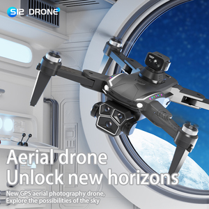 S12 <span class=keywords><strong>Drone</strong></span> Professionnel 4K 8K GPS Quadcopter Không Chổi Than Máy Bay Quang Học Dòng Chảy Bay Không Người Lái Điều Khiển Từ Xa Đồ Chơi Bay Không Người Lái Cho Trẻ Em - Product Image 6