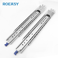 Glissières de tiroir industrielles robustes pour boîte à outils, rails télescopiques à montage latéral avec verrou