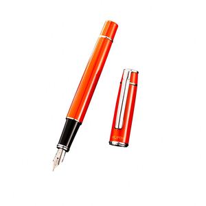 Custom Glossy Piano Paint Twist <b>Metal</b> <b>Roller</b> Pen With Triple Silver Trim Rings, Bright Color Rotating Executive Signature Pen - Product Image 2