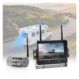 Sistema di Telecamere per Auto Wireless con Schermo IPS da 5 Pollici, Kit di Retromarcia per Monitoraggio e Assistenza alla Guida per Autobus e Camion - Product Image 1