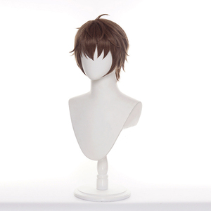 Perruque de cosplay synthétique Ainizi Brown de 30 cm de long, <span class=keywords><strong>Rascal</strong></span> <span class=keywords><strong>Does</strong></span> <span class=keywords><strong>Not</strong></span> <span class=keywords><strong>Dream</strong></span> <span class=keywords><strong>of</strong></span> Bunny <span class=keywords><strong>Girl</strong></span> Senpai, rôle d'Azusagawa Sakuta - Product Image 4