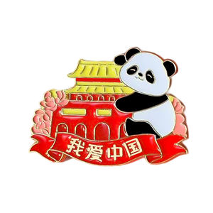 Imanes de Metal Esmaltado Modernos, Formas Personalizables de Adorables Imanes de Refrigerador con Dibujos Animados, Diseños con Temática de Viajes para Recuerdos de Paseos por la Ciudad - Product Image 1