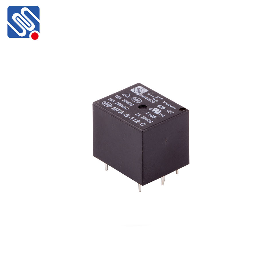 Meishuo MPA-S-112-C 15A 10A 5-Pin 12V/24V PCB Relay Change-over Sealed T73 Home Appliances Electromagnetic Relay Theory
