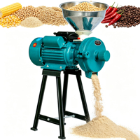 Moulin Commercial Humide/Sec pour Poudre Fine, Broyeur de Grains, Maïs, Soja, Épices, Machine à Farine pour Arachides, Blé, Riz