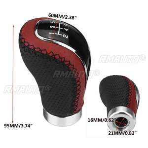 Pomo de Palanca de Cambios Universal de 5/6 Velocidades, de Cuero PU, para Coche Manual - Product Image 6