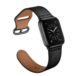 Correa de Reloj Híbrida de Silicona y Cuero con Diseño de Huella Dactilar Trendybay, Suave, Duradera, Vintage, de 38 mm y 40 mm, Correa de Moda para <span class=keywords><strong>Apple</strong></span> <span class=keywords><strong>Watch</strong></span> - Product Image 4