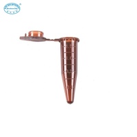 Centrifugeuse de laboratoire à fond conique divers couleurs, 1.5ml, Tube en plastique incurvé pour centrifugeuse, échantillon gratuit