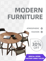 Ensemble de table à manger ronde en bois massif 2026, 6 chaises, design moderne, durable, extensible, meubles de salle à manger pour la maison