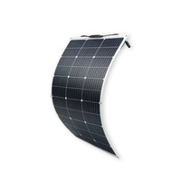 Système photovoltaïque semi-flexible 10W-200W pour yachts, camping-cars, véhicules électriques, panneau solaire monocristallin souple