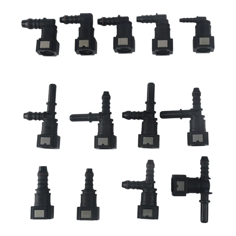 Conector de mangueira de combustível automotivo, acoplador de mangueira de carro de 7.89mm, conector de liberação rápida, com id, de 3mm a 10mm, adequado para todos os estilizadores de caminhões de carro