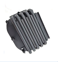 Dissipateur thermique en aluminium anodisé noir OEM pour éclairage de scène 100-500W, 6 caloducs en cuivre, pour éclairage LED de scène