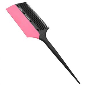 Peigne à balayage 2-en-1 X-166 en silicone pour mèches et coloration - Product Image 1