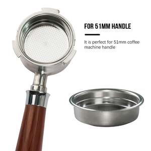 Nhà Máy 1Pcs Thân Thiện Với Môi Tái Sử Dụng 51Mm Hai Lớp Thép Không Gỉ Giỏ Cà Phê Lọc Xử Lý Cốc Duy Nhất Vĩnh Viễn Cà Phê - Product Image 2