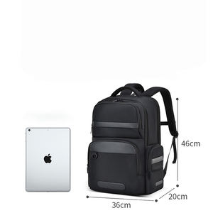 Sac à dos décontracté personnalisé pour homme, sac à dos de grande capacité tendance, logo imprimé, sac à dos multifonction pour ordinateur - Product Image 5