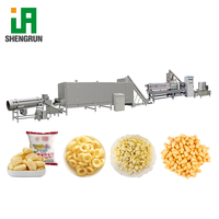 Volledig automatische rijstpuff- en maïs-snackproductielijn, inclusief maïsstokjes en puff-snack extruder machine