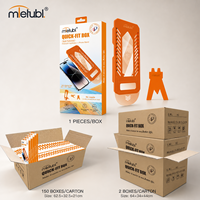 Protection d’écran en verre trempé MIETUBL Magic Box pour iPhone série 13–17 - dureté 9H, sans bulles, installation facile