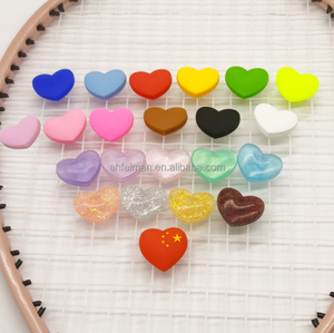 Amortisseur de vibrations en silicone en forme de cœur pour raquette de tennis, amortisseur personnalisé pour raquettes de tennis - Product Image 6