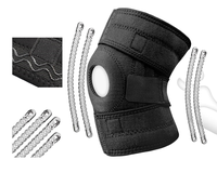 Genouillères de basket-ball de sport orthèse de soutien de Compression en néoprène pour la course à pied protège-ménisque anti-dérapant