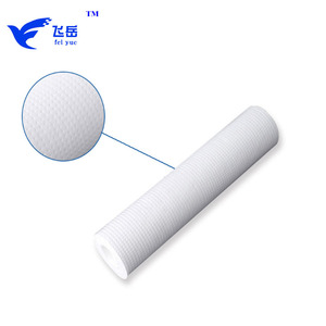 5 micron 20inch 40inch thép không gỉ thấm bông Polypropylene PP sợi xoắn ốc vết thương Cartridge lọc nước - Product Image 6
