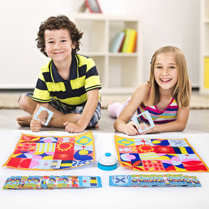 <span class=keywords><strong>Juego</strong></span> <span class=keywords><strong>de</strong></span> Bloques <span class=keywords><strong>de</strong></span> Rompecabezas con Patrones Geométricos Montessori y 40 Tarjetas, <span class=keywords><strong>Juego</strong></span> <span class=keywords><strong>de</strong></span> Mesa <span class=keywords><strong>de</strong></span> Batalla <span class=keywords><strong>de</strong></span> Rompecabezas con Patrones Coloridos - Product Image 1