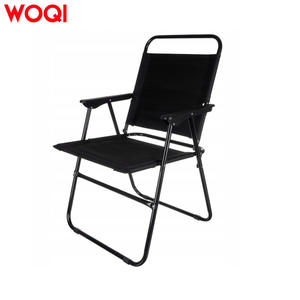 Chaise de plage pliable en aluminium Woqi 52x49x80 cm, portable, légère, confortable, pliable avec poignées - Product Image 1