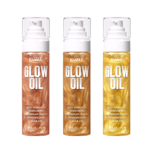 Iluminador de Piel, Humectante Luminoso, Protector Solar de Amplio Espectro FPS 50, <span class=keywords><strong>Brillo</strong></span> Brillante, Aceite Corporal <span class=keywords><strong>con</strong></span> <span class=keywords><strong>Brillo</strong></span>, Lentejuelas, Mica, Natural, Orgánico - Product Image 6
