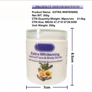 Crème de massage exfoliante pour le corps au <span class=keywords><strong>lait</strong></span> de rose, thé vert et aloe vera, exfoliante et détoxifiante, 350g, usage général - Product Image 5