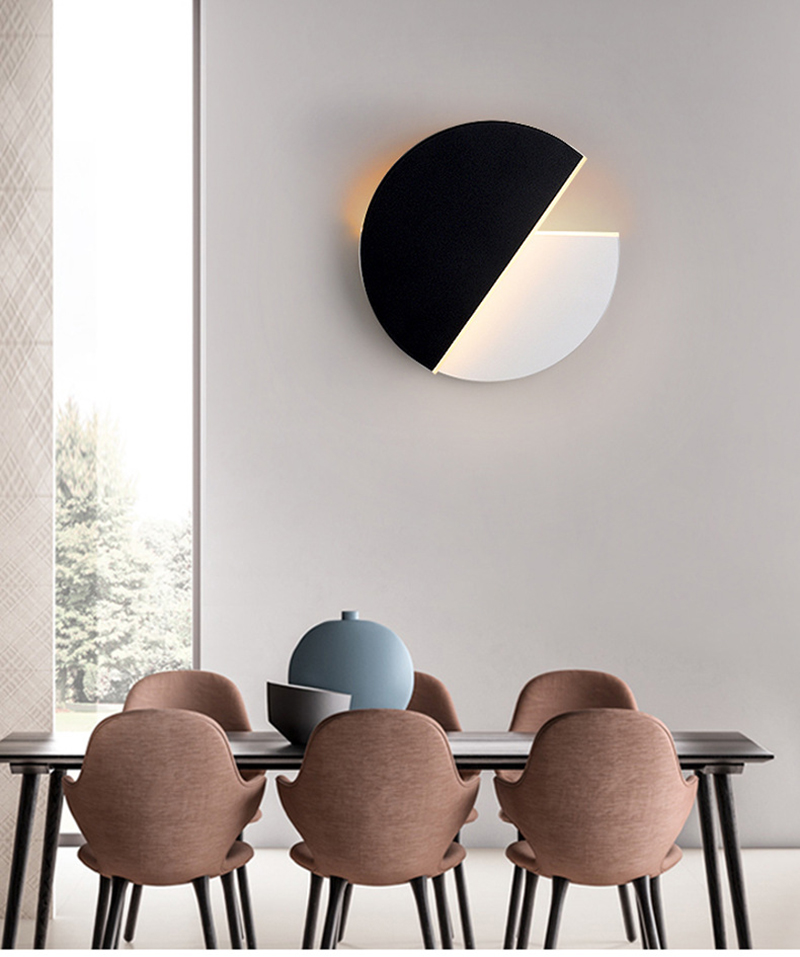 New Exotic Lights Lunar Eclipse Wall Lamp Indoor Living Room Decoration Lighting 360 Degree Rotation Night Light