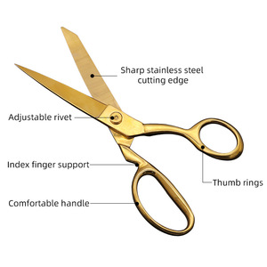 Factory Tailor <b>Scissors</b> Stainless Steel 8-12 Inch For <b>Sewing</b> Craft Use - Product Image 2
