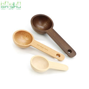Mini-cuillères en bois jetables de 10 ml pour pots à épices, condiments, miel, sucre, cuisine, huile, <span class=keywords><strong>thé</strong></span>, café - Product Image 3