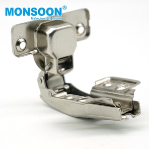 Charnières de porte de placard de cuisine dissimulées de 35 mm, finition nickel 4 couches, réglables, durables, charnière d'angle dissimulée à 90 degrés - Product Image 1