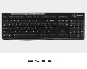 Neue Logi Tech K270 Kabellose Tastatur Unifying (2,4 GHz) für Desktop und Laptop - Product Image 2