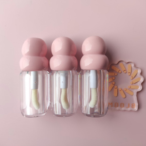 Bán Buôn Bàn Chải Lớn Rỗng Son Bóng Lip Men Container Dễ Thương Hình Nắp Rõ Ràng Nhựa Lip Ống Dầu - Product Image 3