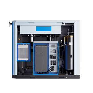 30KW 40HP מקצועי מגנט קבוע מנוע בורג אוויר מדחס עבור מעבדה (SCR40EPM) - Product Image 2